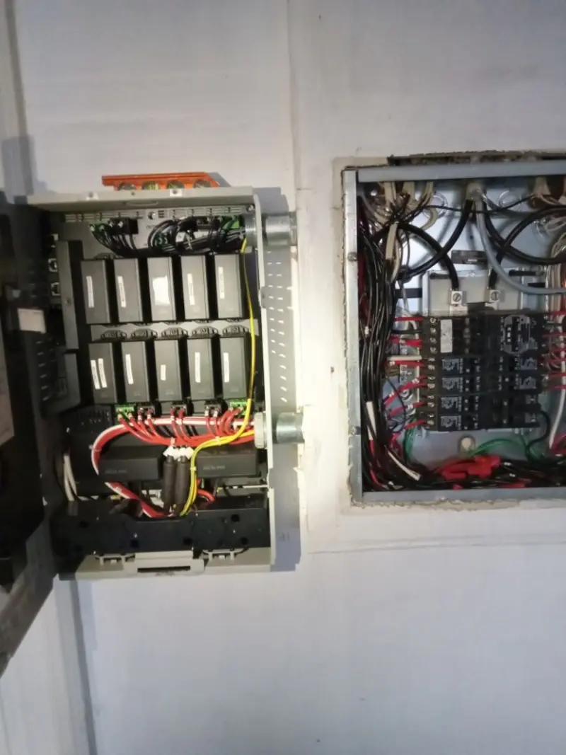 Electrical panel upgrade completed for Ring Doorbell Installation in Canton